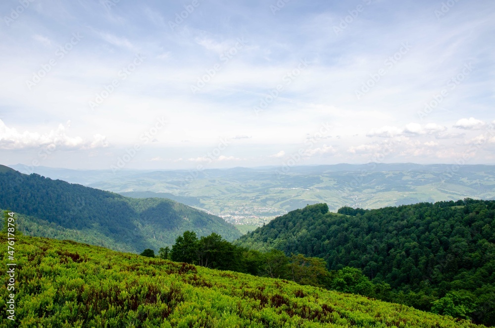 landscape with clouds