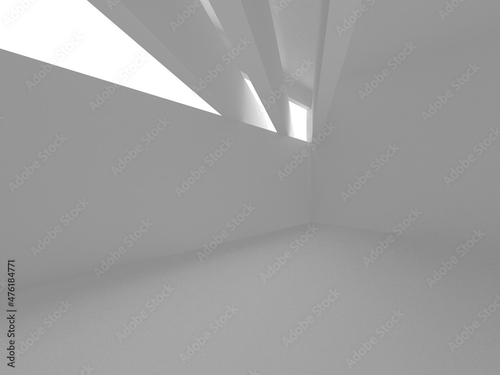 White Modern Background. Abstract Building Concept White Modern Background. Abstract Building Concept