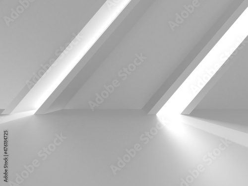 Slika na platnu Illuminated corridor interior design