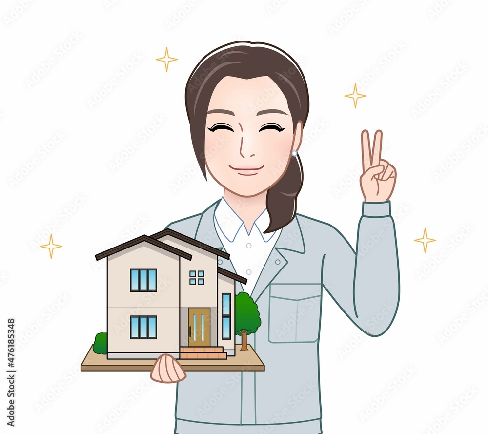 建設業の女性 建設業の女性