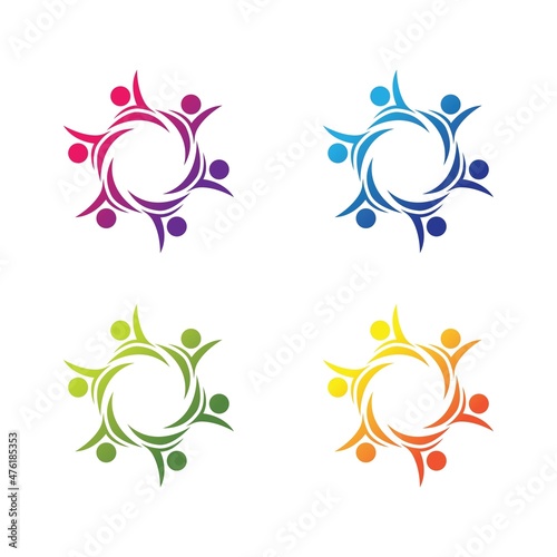 Teamwork icon set