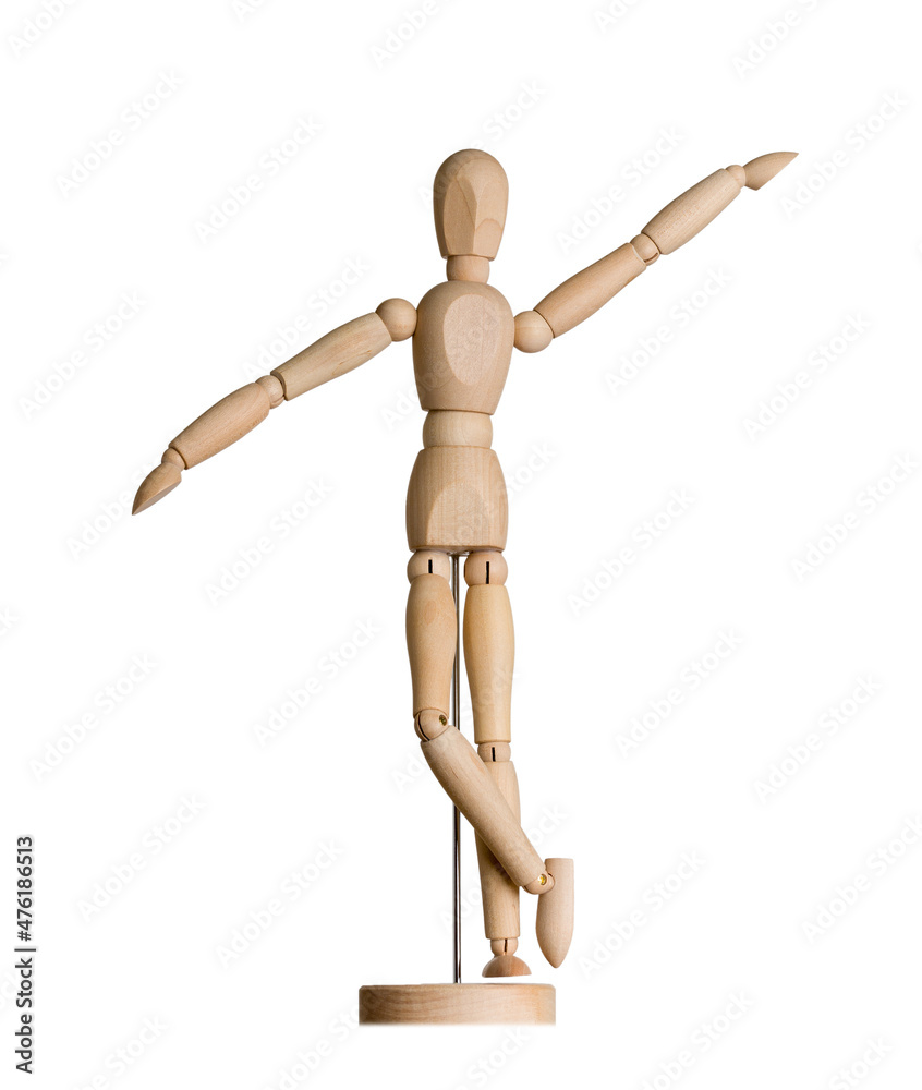 wooden man mannequin for drawing human body on stand isolated on white background wooden man mannequin for drawing human body on stand isolated on white background