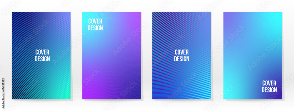Minimal Poster. Pastel Soft. Blue Gradient Set. Minimal Poster. Pastel Soft. Blue Gradient Set.