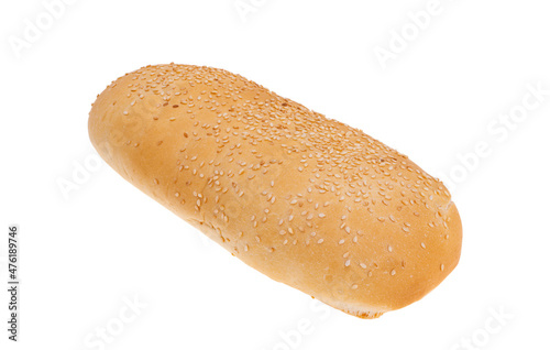 baguette bun isolated