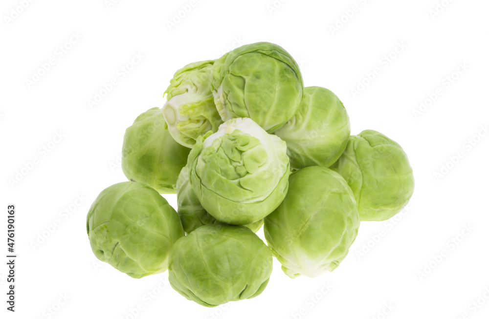 Obraz premium Brussels sprouts isolated
