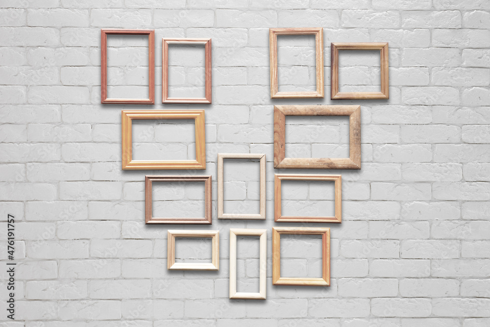 frames on white wall frames on white wall
