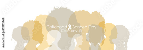 Childhood Cancer Day banner.