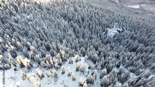 Snow Capped Mountains of Vancouver Island, Mount Gibson, Canada