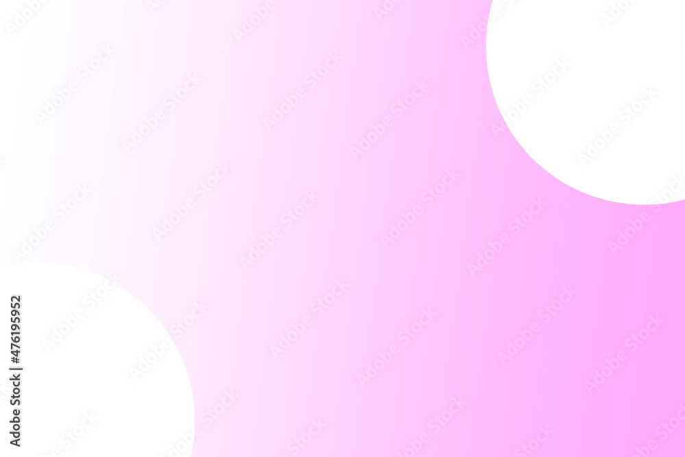 Two white circles on the edges of the lilac background