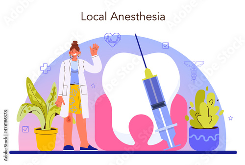 Anesthesiologist. Doctor wearing medical mask and uniform