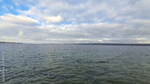 clouds over the sea