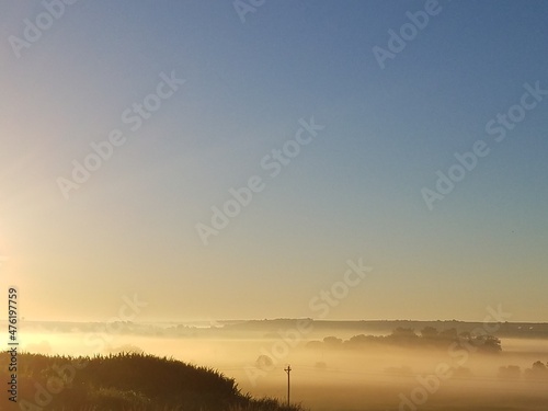 sunrise in the mountains