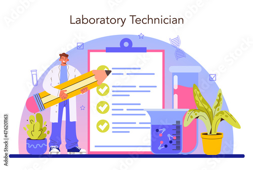 Laboratory assistant. Pharmaceutical research, scientist making clinical