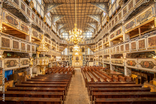 Jawor, Poland - finished in 1655 and a Unesco World Heritage Site, the Church of Peace in Jawor is a wooden masterpiece. Here in particular the interiors