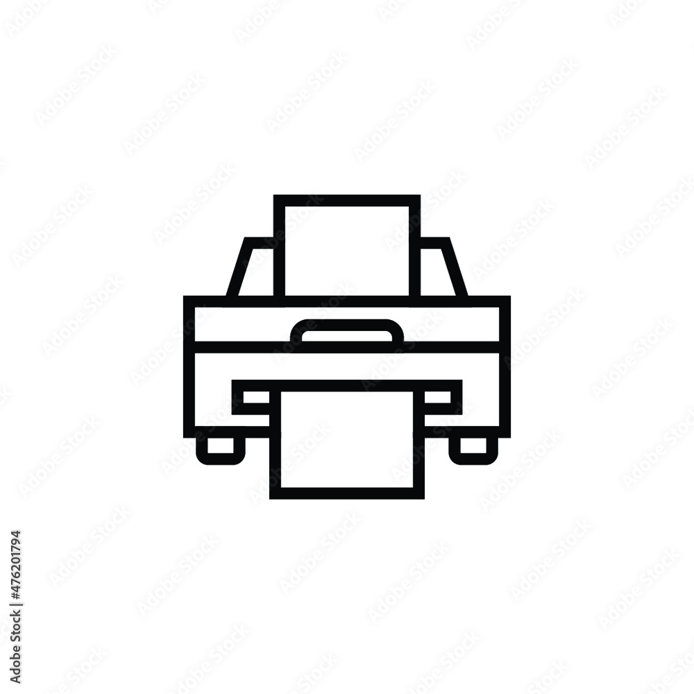 Printer icon sign vector, logo illustration for web and mobile. Printer icon sign vector, logo illustration for web and mobile.