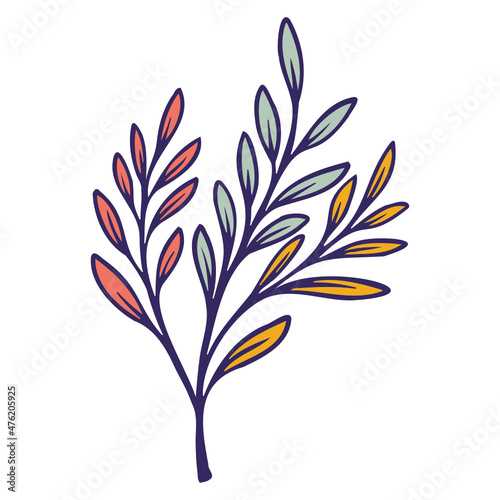 abstract floral design
