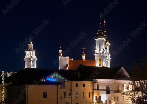 Resurrection (Voskresenskaya) church and townhouse in Vitebsk. Belarus photo