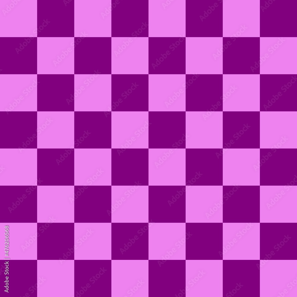 Checkerboard 8 by 8. Purple and Violet colors of checkerboard. Chessboard, checkerboard texture. Squares pattern. Background. Checkerboard 8 by 8. Purple and Violet colors of checkerboard. Chessboard, checkerboard texture. Squares pattern. Background.