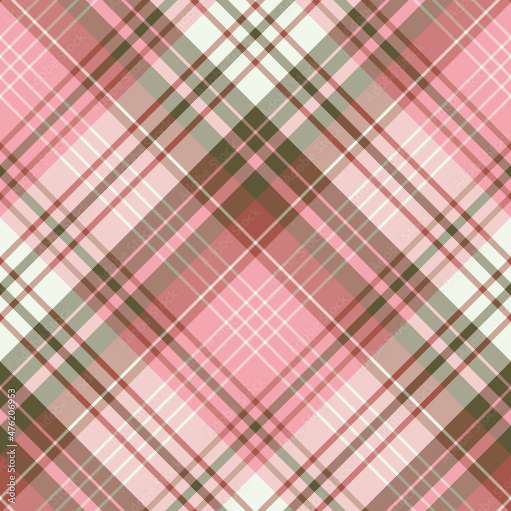 Seamless pattern in awesome light and dark pink colors for plaid, fabric, textile, clothes, tablecloth and other things. Vector image. 2