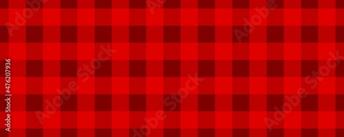 Banner, plaid pattern. Maroon on Red color. Tablecloth pattern. Texture. Seamless classic pattern background.