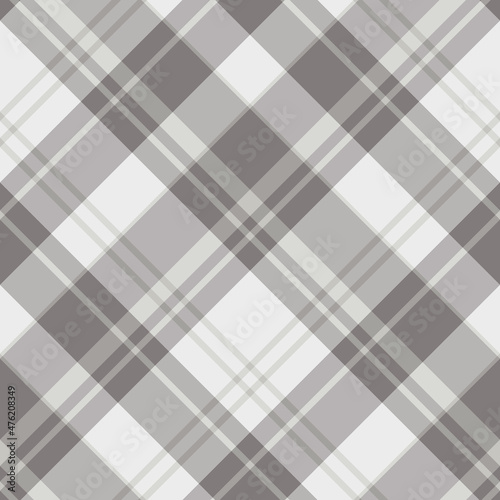 Seamless pattern in awesome stylish gray colors for plaid, fabric, textile, clothes, tablecloth and other things. Vector image. 2