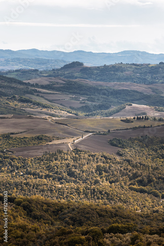 Tuscany landscape panorama