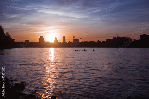 Sunset Cologne Skyline © Lars Junker