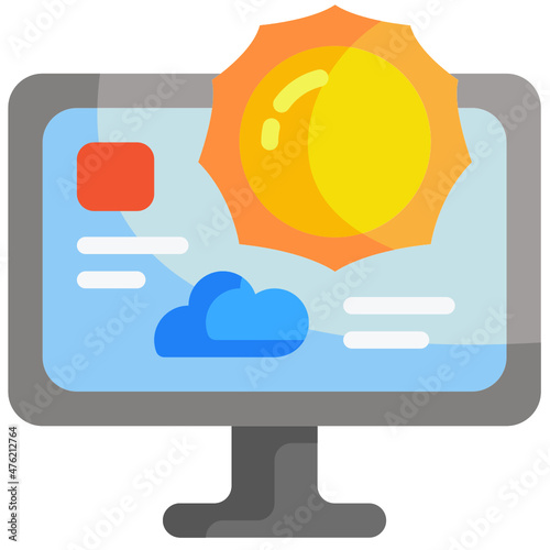 meteorology flat icon