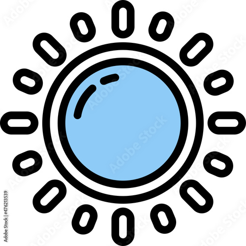 sun one color icon