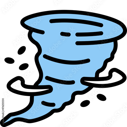 tornado one color icon