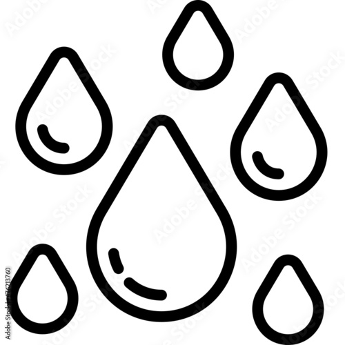 drops line icon