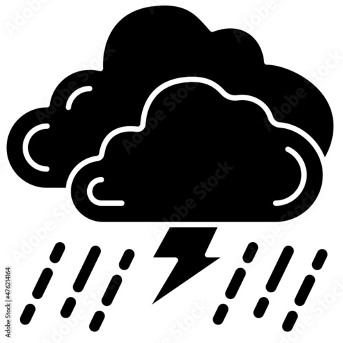storm solid icon