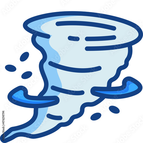 tornado Two Tone icon