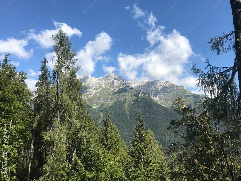 Obraz premium A spasso per Sella Nevea