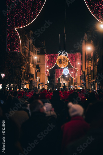 Christmas market opening Strasbourg