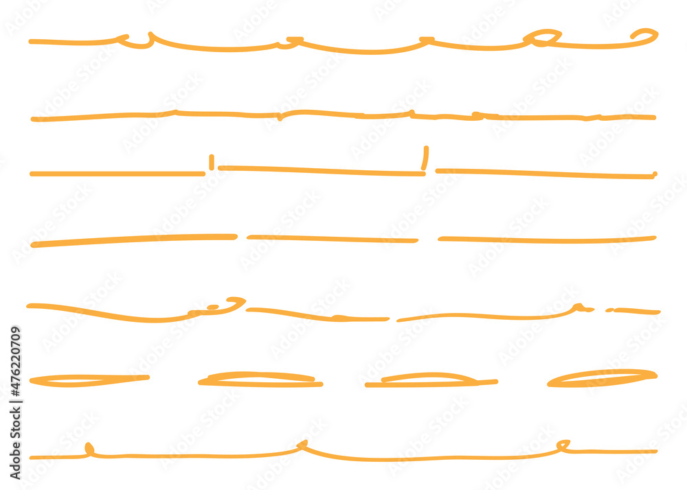 Lines hand drawn vector set isolated on white background. Collection of doodle lines, hand drawn template. Marker and grunge brush stroke lines, vector illustration Lines hand drawn vector set isolated on white background. Collection of doodle lines, hand drawn template. Marker and grunge brush stroke lines, vector illustration