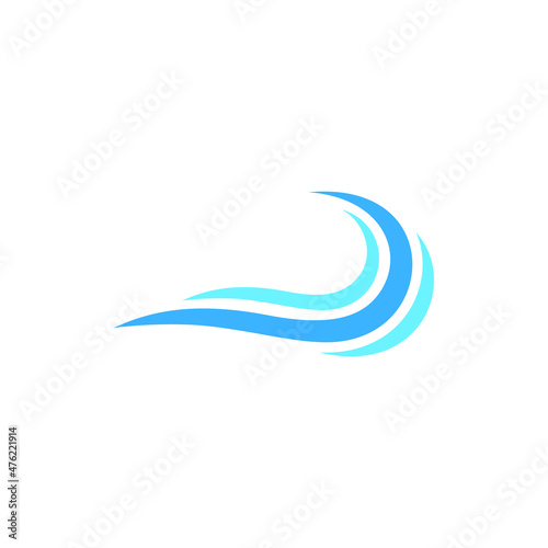 Wave can be use for icon, sign, logo and text