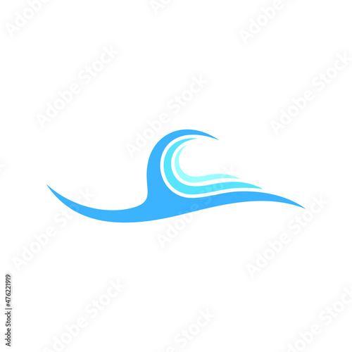 Wave can be use for icon, sign, logo and text