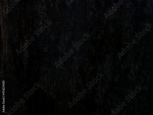 Black wall rough texture background dark wood floor or old grunge background in black, Grunge texture. Dark wallpaper. Blackboard. Chalkboard. Wooden, with copy space for text or graphic image