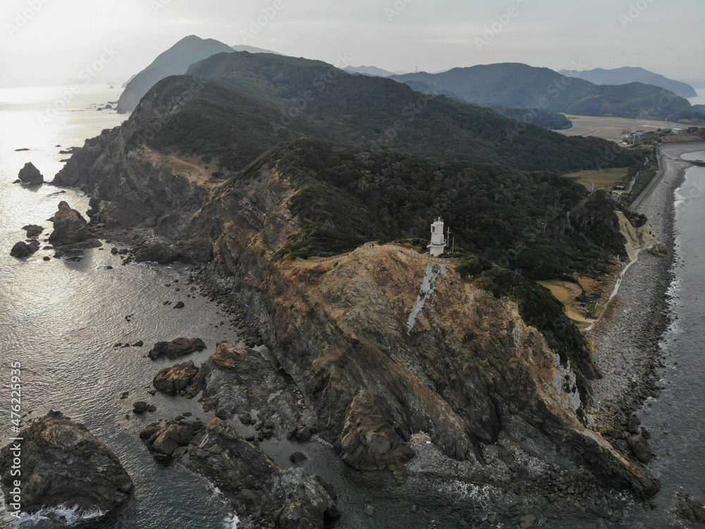 Fototapeta premium 徳島県阿南市 蒲生田岬の風景
