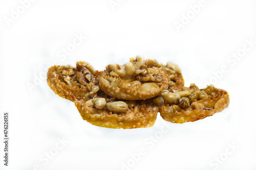 Cartellate, traditional Christmas cookies photo