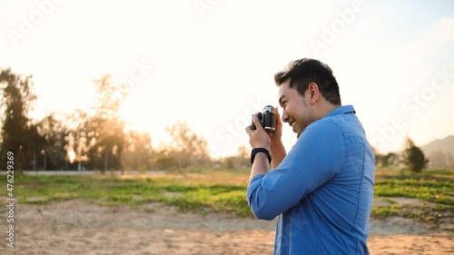 person taking pictures