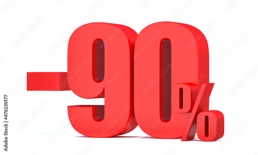 Minus 90 Percent off 3d Sign on White Background, Special Offer 90% Discount Tag, Sale Up to 90 Percent Off,big offer, Sale, Special Offer Label, Sticker, Tag, Banner, Advertising, offer Icon Minus 90 Percent off 3d Sign on White Background, Special Offer 90% Discount Tag, Sale Up to 90 Percent Off,big offer, Sale, Special Offer Label, Sticker, Tag, Banner, Advertising, offer Icon