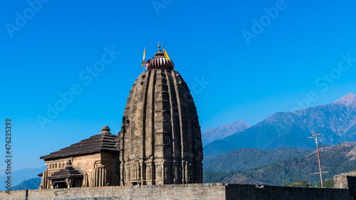 Ancient Baijnath Temple of Baijnath located in Kangra District, Himachal Pradesh, India photo