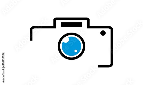 brand simple camera logo