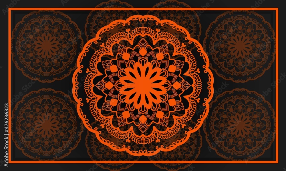 Stylish Mandala Pattern Design Illustration Stylish Mandala Pattern Design Illustration