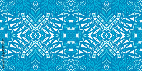 Retro mosaic pattern. Abstract geometric ethnic background.