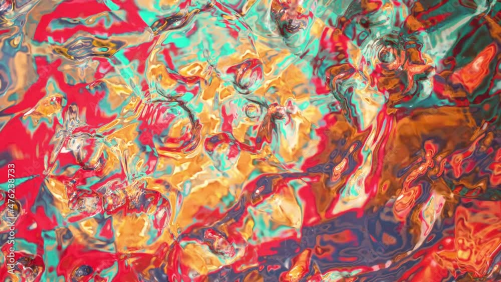 Liquid Surface. Colorful water splashing and waving in super slow motion at 1000 fps. Liquid Surface. Colorful water splashing and waving in super slow motion at 1000 fps.