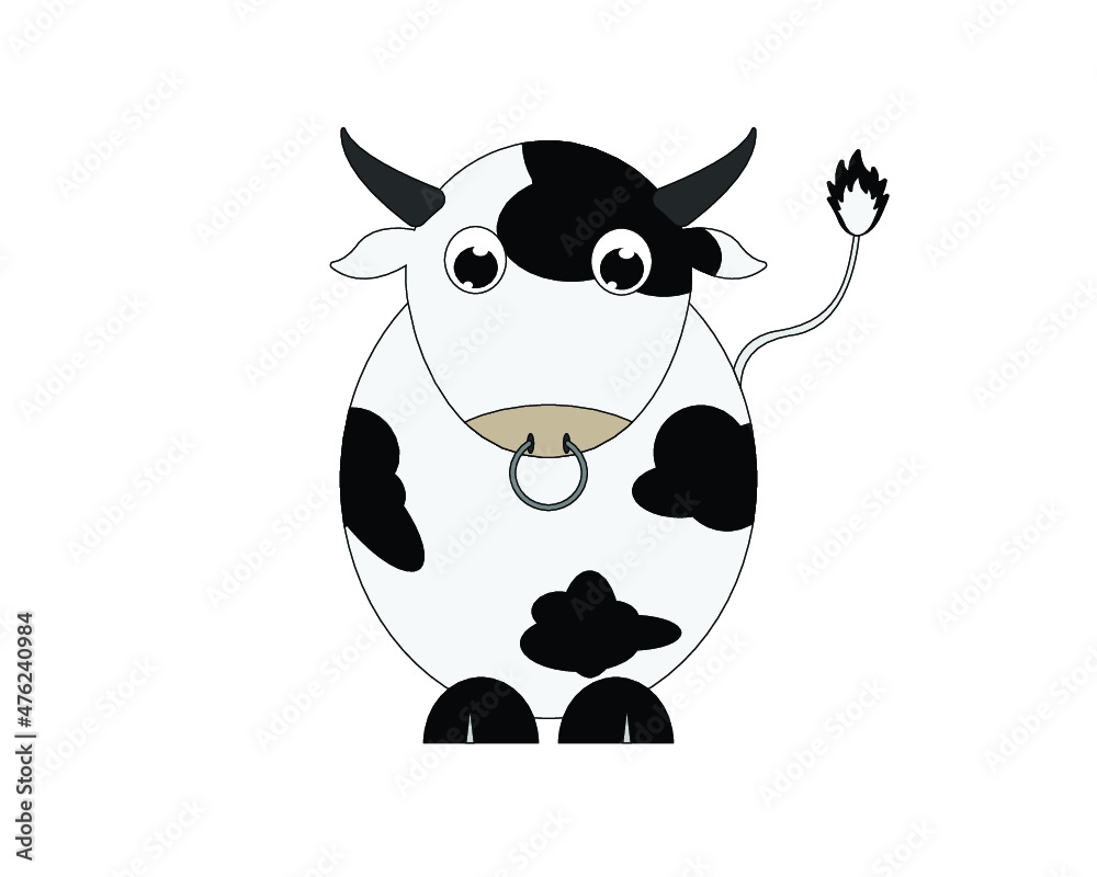 Obraz premium Cow Icon - Vector Illustration