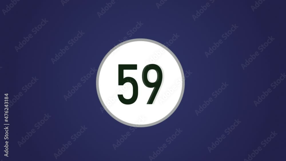 Framed Digits Rapidly Increasing Up To One Hundred, Background With Counter Framed Digits Rapidly Increasing Up To One Hundred, Background With Counter